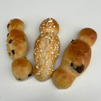 TRIO MINI COQUILLES (nature / raisins / choco) 3x90g