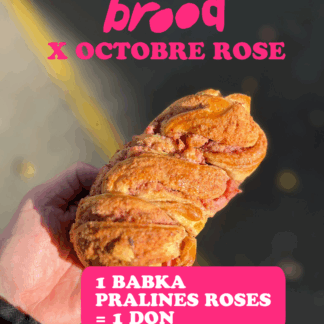 BABKA PRALINES x OCTOBRE ROSE (300g)