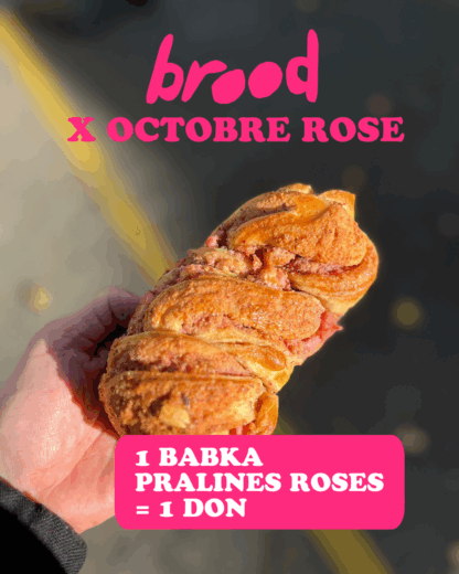 BABKA PRALINES x OCTOBRE ROSE (300g)